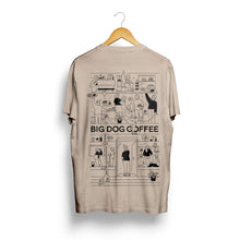 Load image into Gallery viewer, Big Dog “Coffee Shop Life” Tee (Florence Studios)