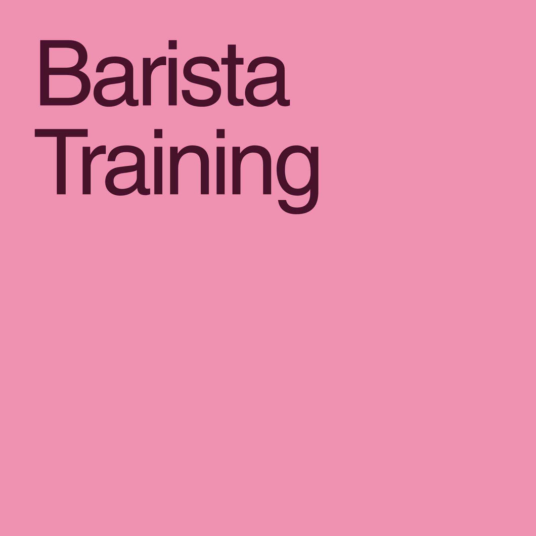 Basic Barista Workshop